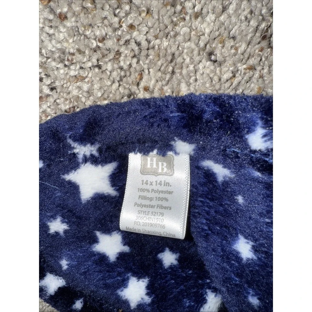 HB Moon Stars Blue‎ White Yellow Plush Lovey 14